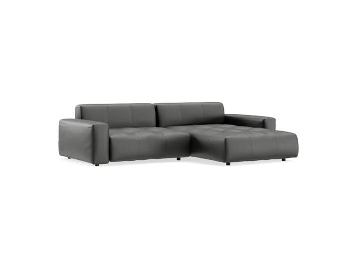Ecksofa Pensacola 2.0, Edition, kat. j, mercury black, Leder