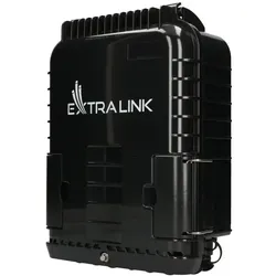 Extralink Jennifer 16 Core Fiber Optic Terminal Box Black With Connector (Netzwerk Zubehör), Zubehör Netzwerk