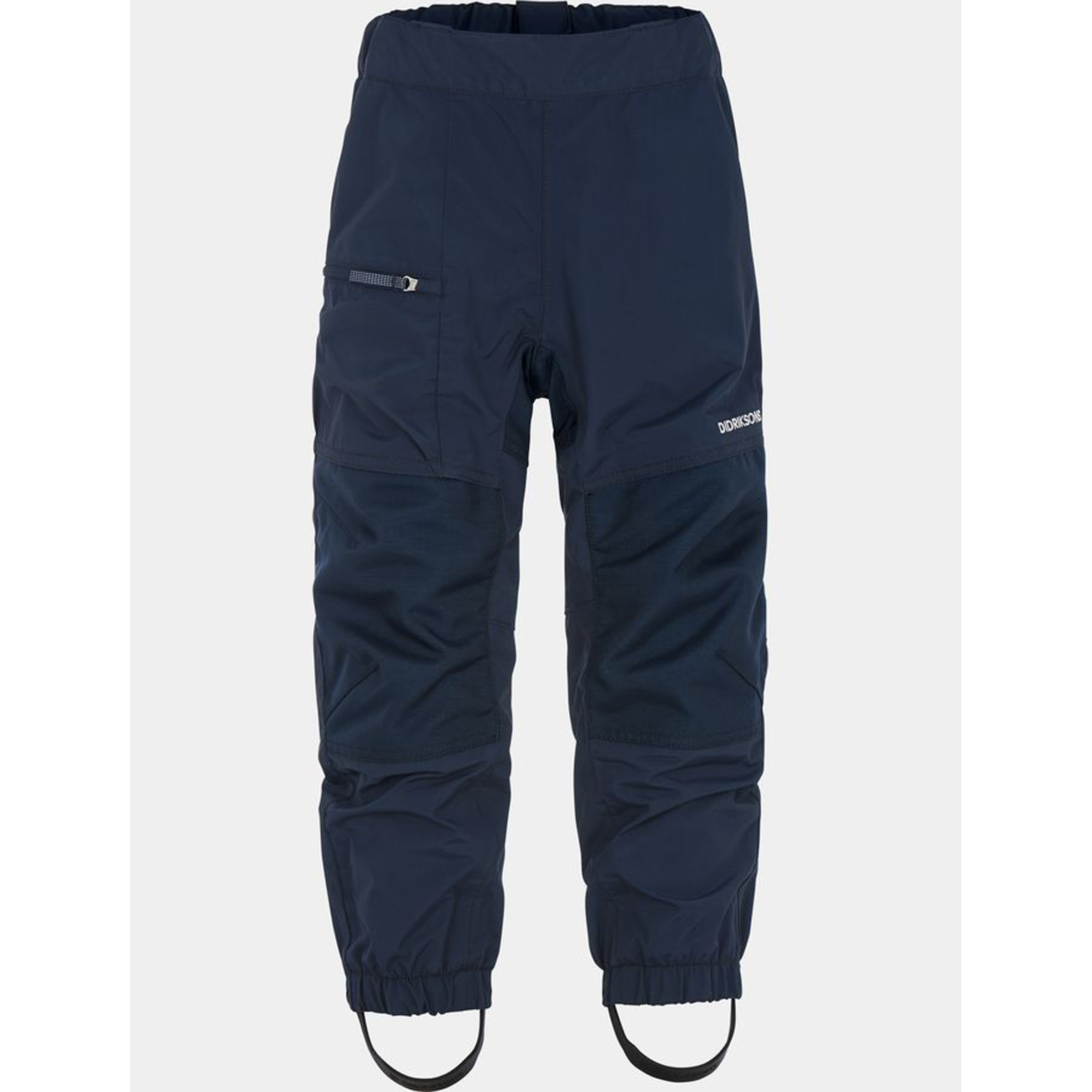 Didriksons Dusk 7 Hose Kinder Hardshellhose & Regenhose blau Größe 90 Trekking Wasserdicht