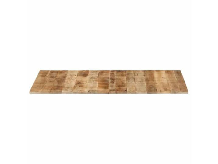 KLGBNCVE Tischplatte Massivholz Mango 120x60 cm Rustikaler Industriestil, Belastbar Und Pflegeleicht, Für Esszimmer, Restaurant, Café
