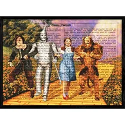 POSTER Zauberer Von Oz Durch Den Goldenen Weg A4 Rahmenlos