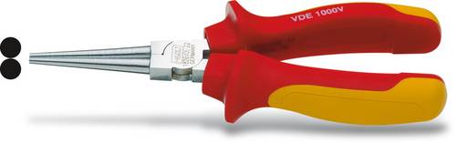 Hazet 1826VDE-22 VDE Rundzange Gerade Chrom-Vanadium Stahl 160mm