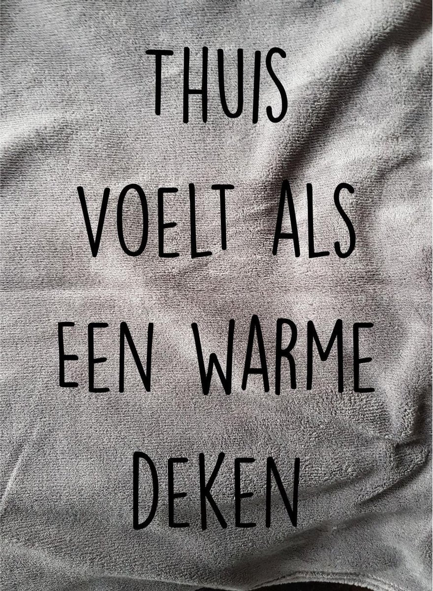 Fleece deken voor volwassenen