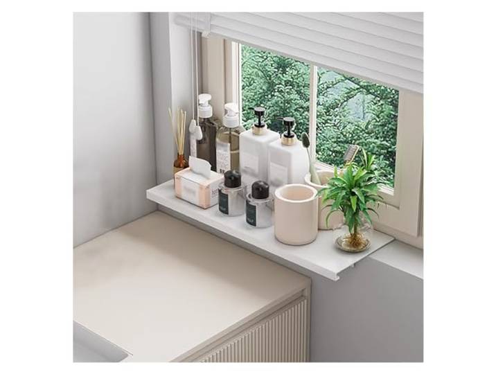 EGZASDI Acryl-Fensterbank-Aufbewahrungsregal Transparent, 30–70 cm lang: Aufbewahrung(30x15cm/11.81x5.91in)