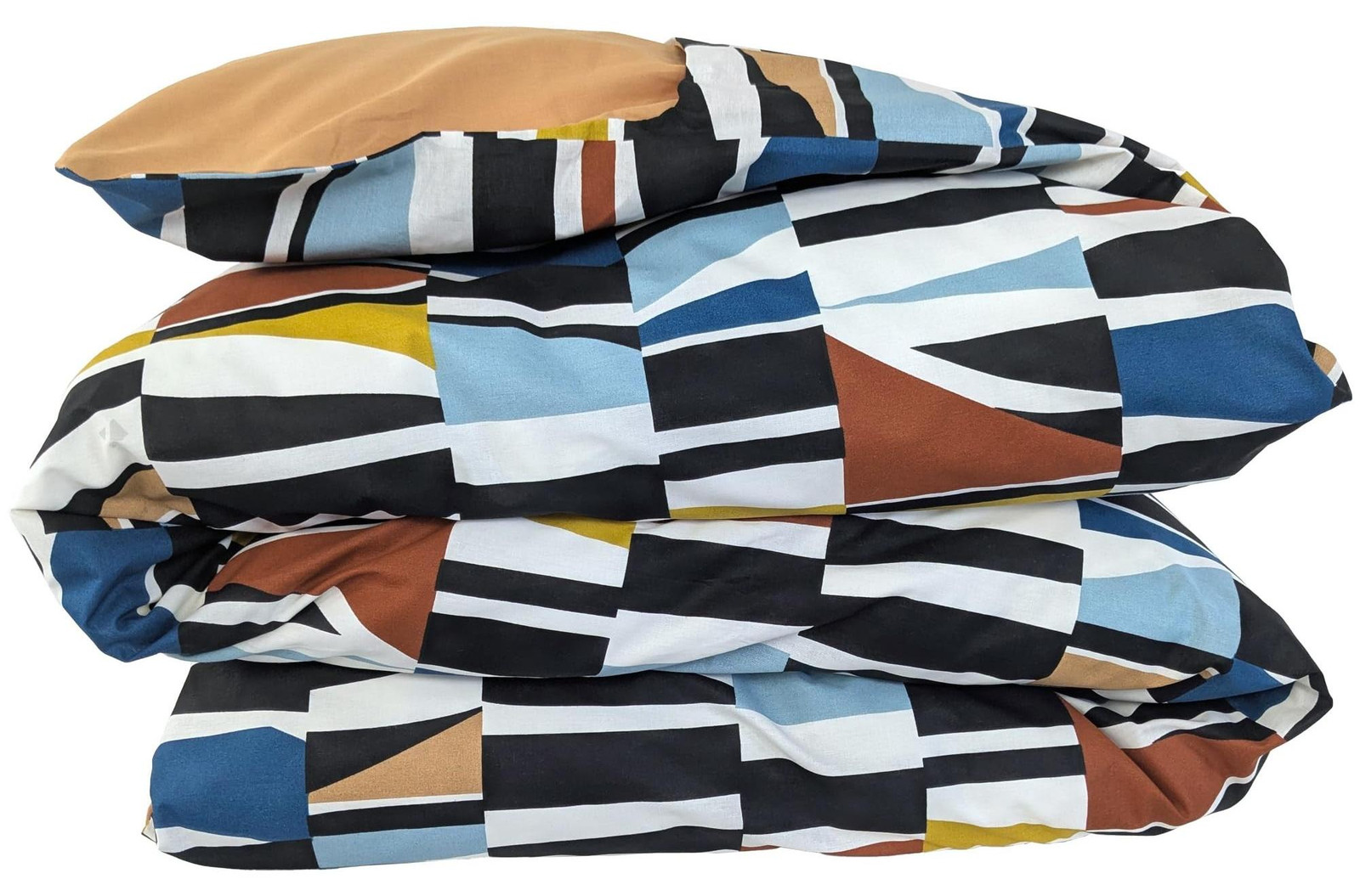 Multicolor bettovertrek van 100% katoen, 300 x 240 cm