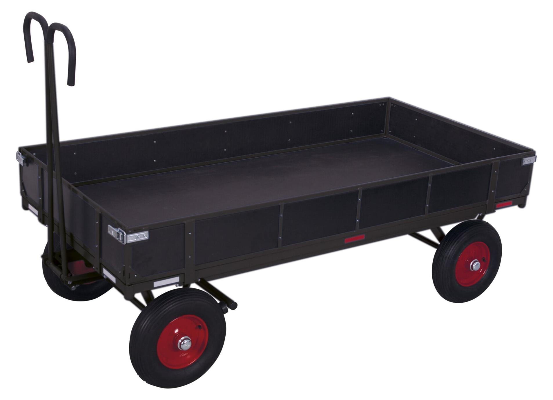 Cordes Handpritschenwagen mit Bordwand RAL 7016