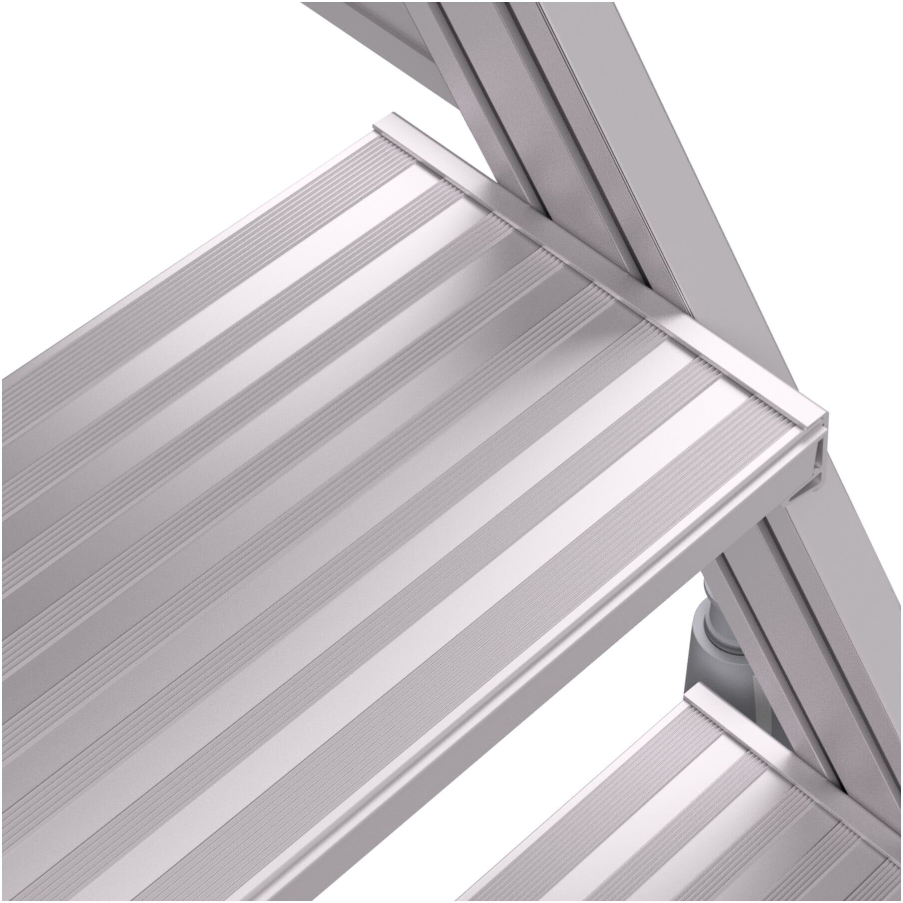Hymer Podesttreppe fahrbar, einseitig begehbar, 5 Stufen, Standhöhe 1,20 m (618805)