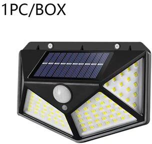 Smart Shopping Spot 100 LED Solar Wall Light Outdoor Motion Sensor Light Waterproof Security Garden Lamp solar Light