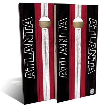 Skip's Garage Atlanta Football Outdoor Cornhole Board Set