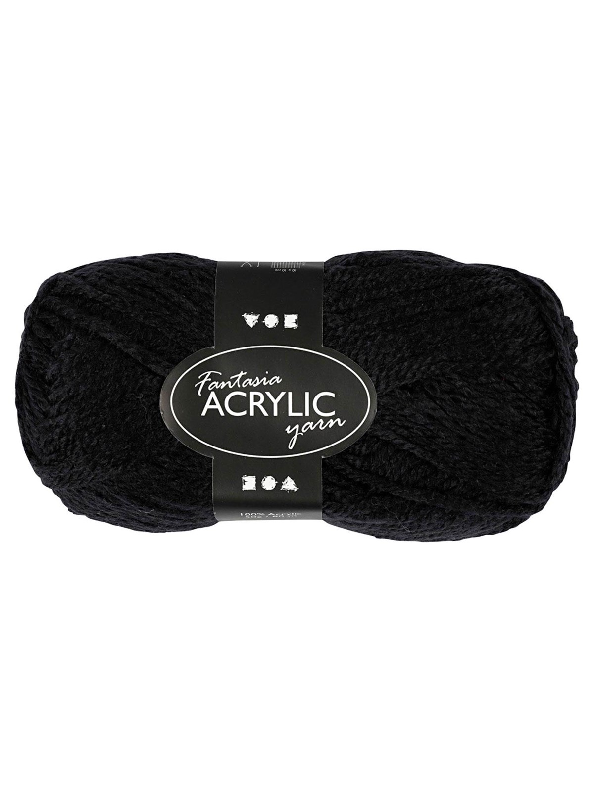 Creativ Company Acrylic yarn Black 50gr 80m