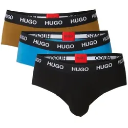 HUGO 3P Triplet Brief Schwarz/Blau Baumwolle X-Large Herren