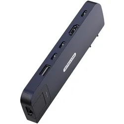 Sitecom MacBook Air Multiport Hub 6 in 2 Donkerblauw (AC-2001) (USB-C, 6 Ports), Dockingstation + USB Hub, Blau