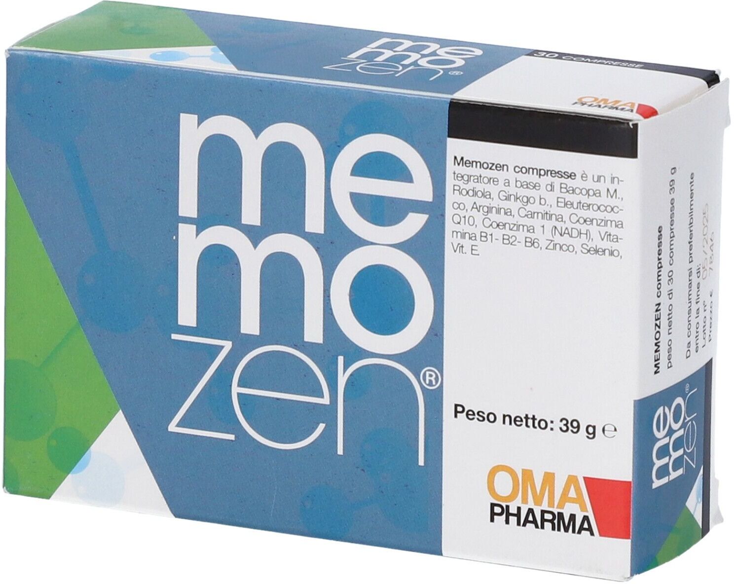 OMAPHARMA Memozen, 30 Compresse