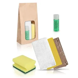 Amenities- Reinigungsset in Kraftpapiertüte Nr.2 für Touristenunterkünfte - 36 Stück