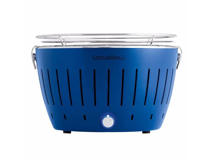 LotusGrill Original blau G340 Holzkohlegrill – Holzkohlegrill/Kohlegrill