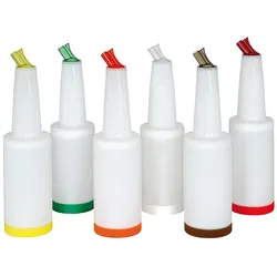 B-P-M - Komplett - Deckel + Flaschenhals mit integriertem Dichtring und Tülle mit Entlüftung - komplett - 1.0 lt. - Grün