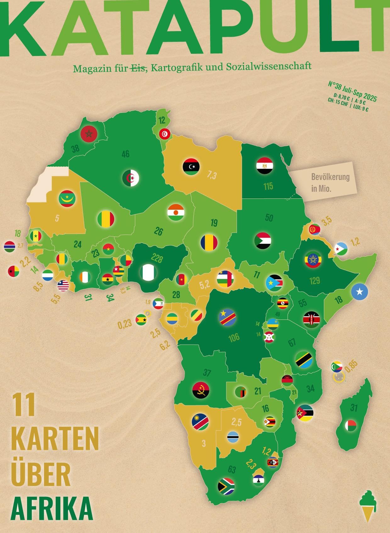 KATAPULT Magazin Ausgabe 38: 11 Karten über Afrika - Preis vom 30.09.2026 22:30:23 h