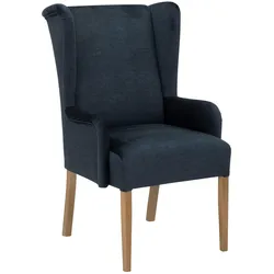 SESSEL Katrya Samtvelours dunkelblau