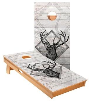 Skip's Garage Deer Hunter Cornhole Boards