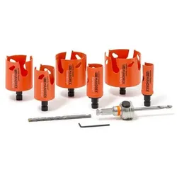 Mandrex MXqs Mehrzweck Lochsägen SuperXCut Set Ø 25 - 80 mm | 7-teilig