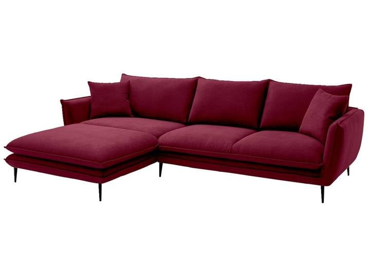 Hom´in Ecksofa LUNA, burgund, Webstoff
