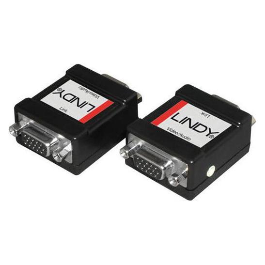 Lindy VGA/Audio Inline Adapter, Injektor/Extraktor (Paar) (VGA, VGA) (35500)