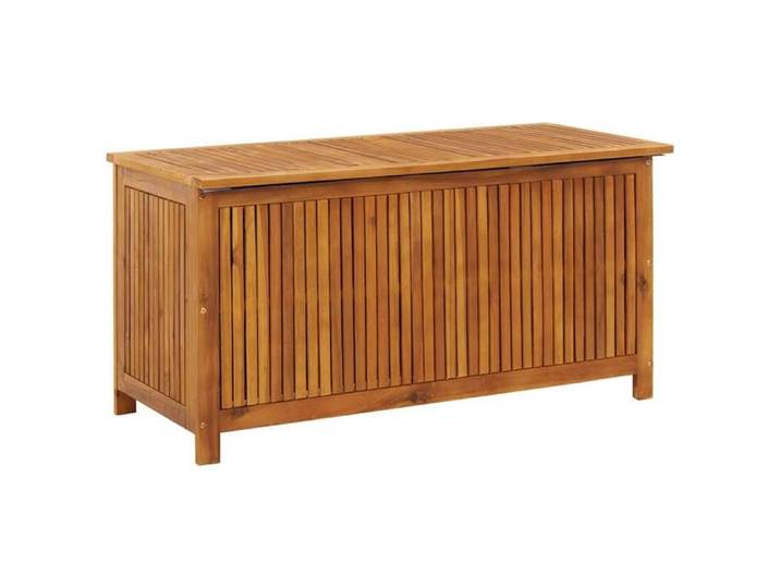 Brun Boîte de rangement de jardin - Pour terrasse - Coffre de Stockage - 113x50x58 cm Bois d'acacia solide LH9513021