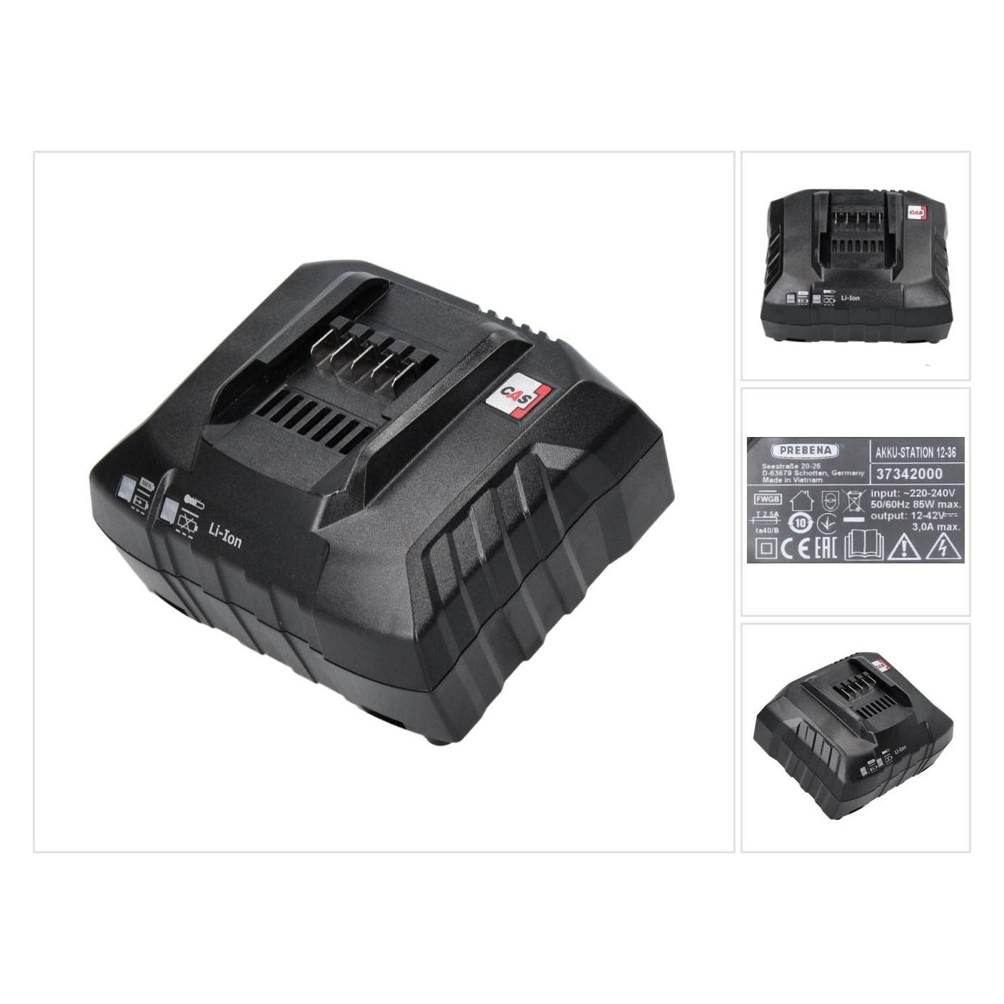 Prebena Akku Station 12-36 Schnell Ladegerät 12 - 36 Volt AIR COOLED CAS System (AKKU-STATION12-36)