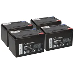 Akku kompatibel 48V 15Ah (4x12V 15Ah) E-Scooter E-Roller