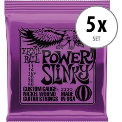 Ernie Ball 2220 Power Slinky 5x Set