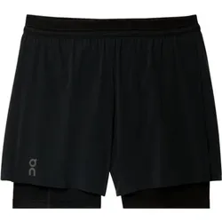 ON Herren Shorts 5" Performance 2/1 Shorts, Größe XXL in Schwarz Schwarz