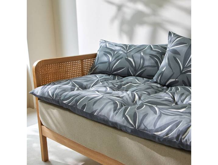 Long coussin de sol imprimé feuillage - Blancheporte