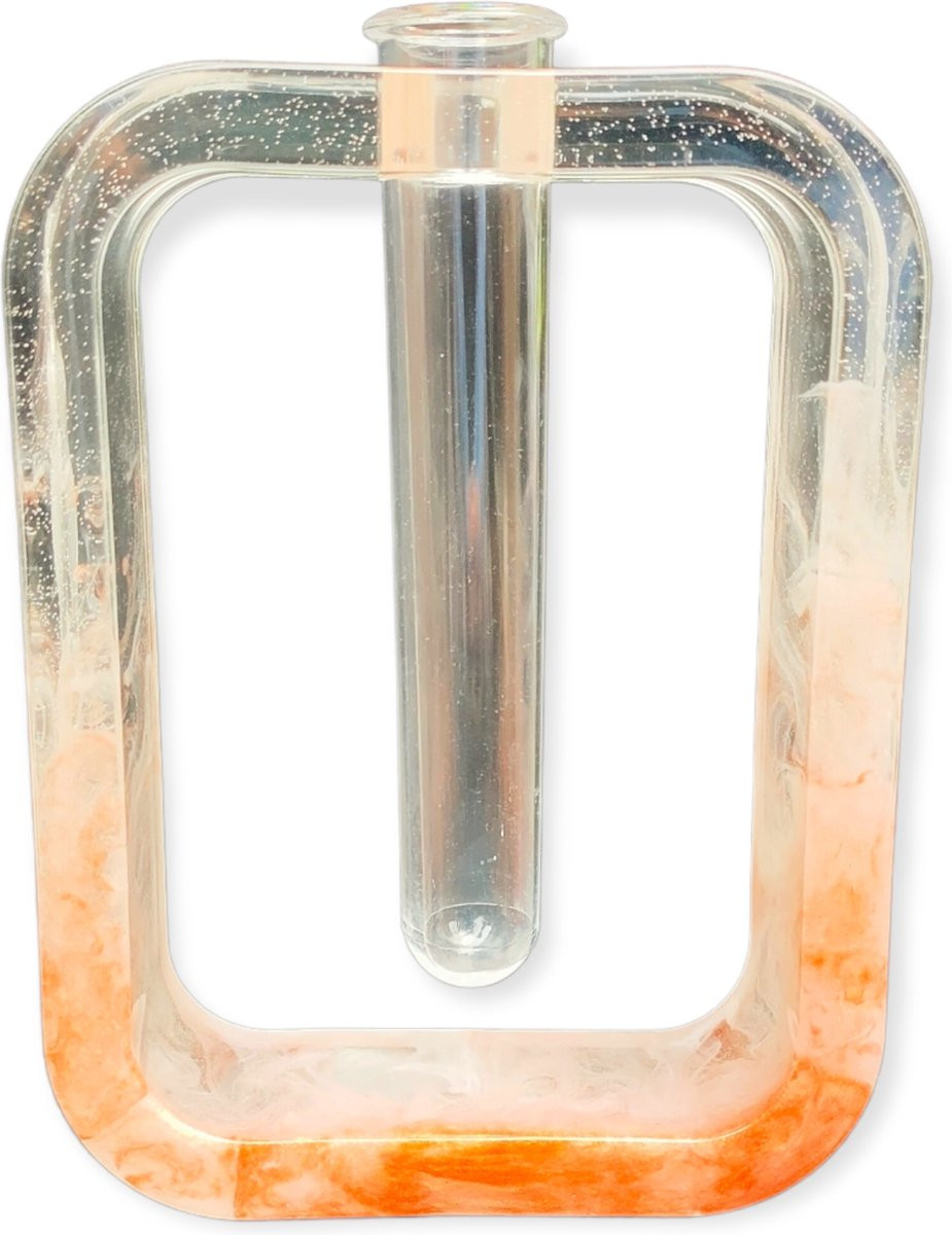 Resin Art JR Stekjes vaasje Reageerbuis vaasje Rechthoekig