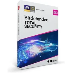 Bitdefender Total Security - 1 an - 5 appareils für Android & iOS & Windows
