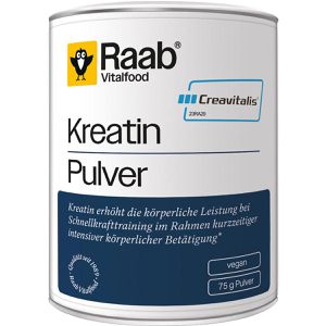 Raab-Vitalfood Kreatin Pulver, 18 Portionen mit je 3,5g Kreatin, 75g