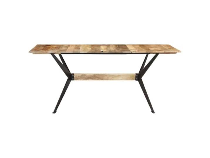 GPUTYGHN Esstisch 180x90x76 cm Mango Massivholz Massives Mangoholz, dichte Maserung, belastbar, verschleißfest, Industrie-Stil, Esszimmer