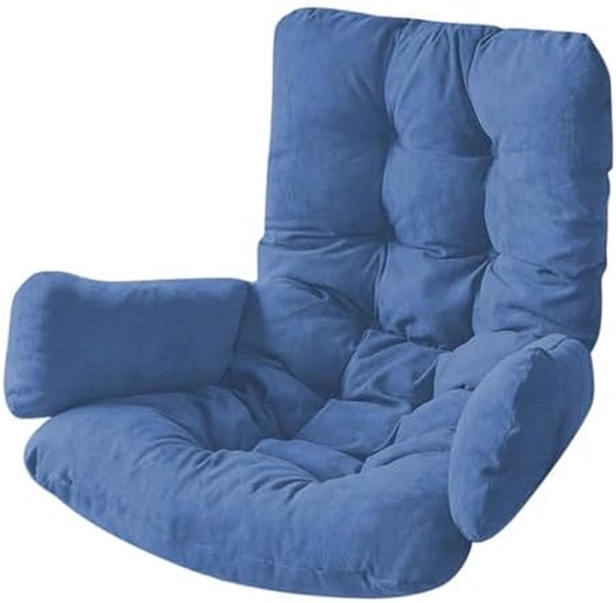 Blauw Vervangingskussen voor Hangmatstoel met Extra Dik Ontwerp en Antislipfunctie - 15 cm dik