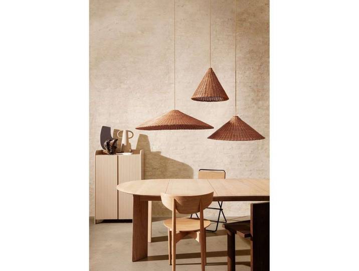 Dou Schirm Ø45 Natural - Ferm Living - Schlafzimmer