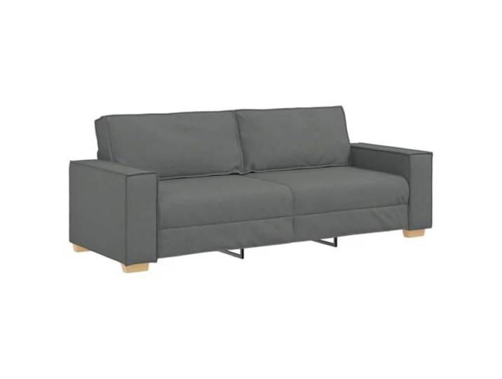 vidaXL 3-Sitzer-Sofa Dunkelgrau 220x78x84 cm Stoff