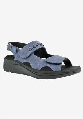 Women's Selina Sandal by Drew in Blue (Size 8 M)