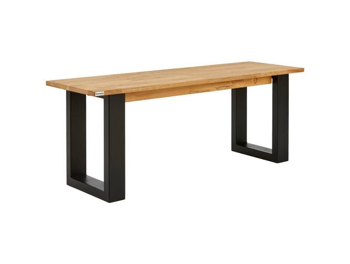 Livetastic Sitzbank, Wildeiche, Holz, Buche,Wildeiche, massiv, 3-Sitzer, 38x45x160 cm, Esszimmer, Bänke, Sitzbänke