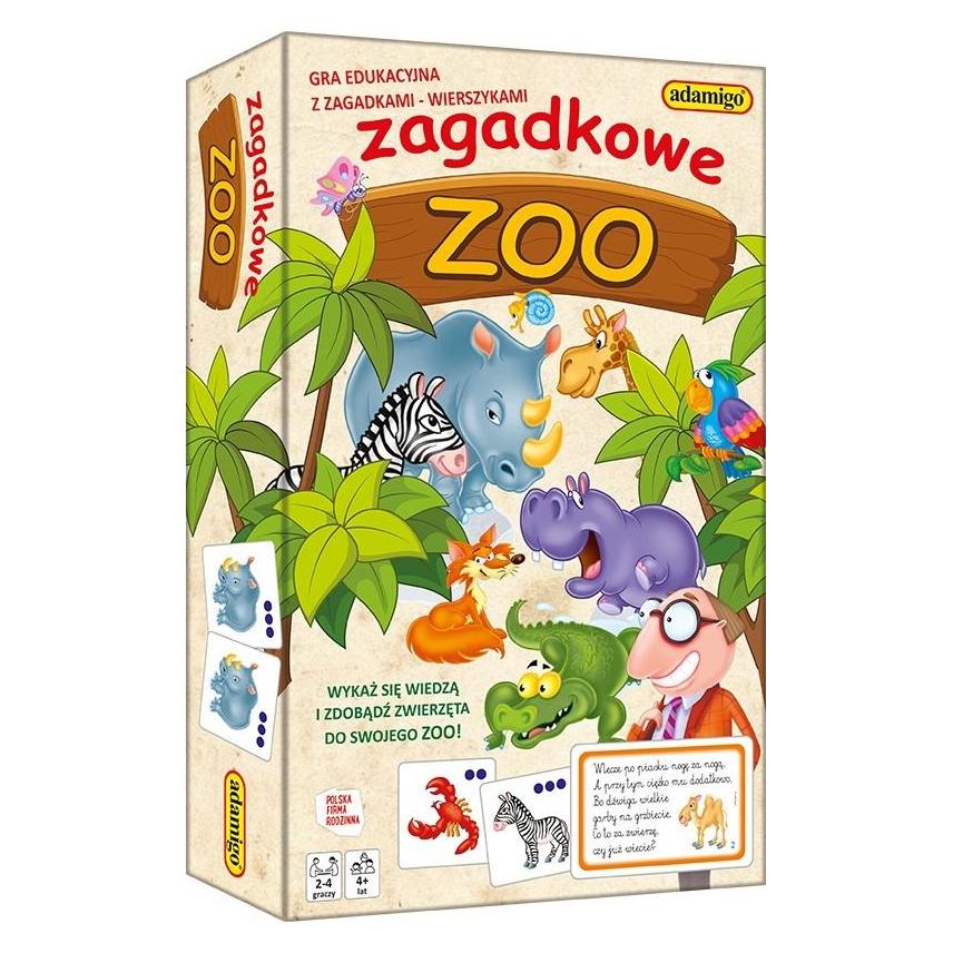 Adamigo Zagadkowe ZOO - mini 07707 (Polnisch, 2 - 4 Spieler) (GXP-791727)