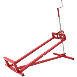 Wiltec, Zubehör Gartenmaschinen, Reinigungshilfe Hebevorrichtung Aufsitzmäher Rasentraktor Lifter 400 kg (Rasentraktor)