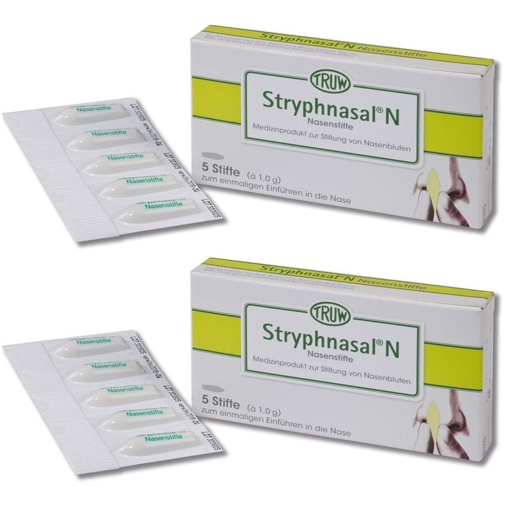 Stryphnasal N Nasenstifte 2x 2x5 St Stifte