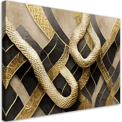 WANDBILD textur glamour schlangenhaut