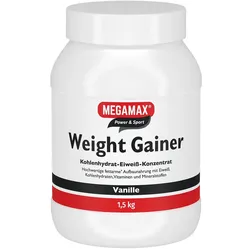 WEIGHT GAINER Megamax Vanille Pulver 1500 g Pulver