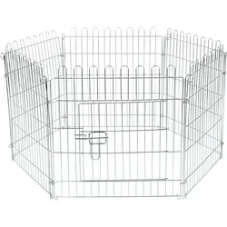 Kerbl Freilaufgehege 6-eckig Gehege für Kleintiere, 56,5x56,5 cm