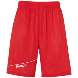 Kempa Reversible Basketballshorts Kinder rot/weiß 116