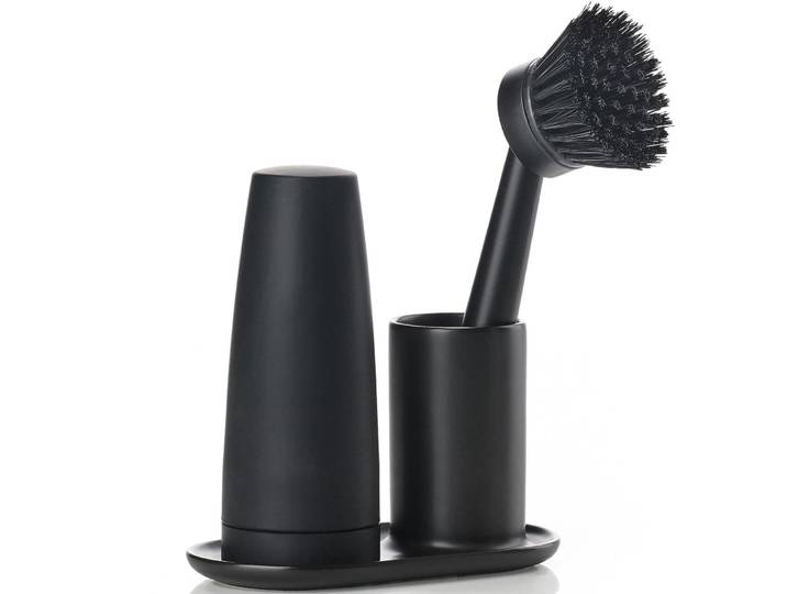 Zone Denmark Spültrogbutler-Set Singles 3er Set, 15 cm x 8.1 cm, Schwarz - Material: Silikon - 196