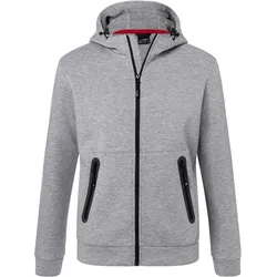 James & Nicholson Herren Kapuzenjacke Sweatjacke JN1144 light melange M